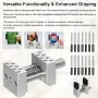 Adjustable Aluminum Alloy Mini Bench Vise Multi-Function Clamp Fixing Tool for DIY Crafts Model Making