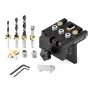 Ganwei Woodworking 3 In 1 Dowelling Jig Kit Adjustable Pocket Hole Jig 6/8/10/15mm Drilling Guide Tenoning Pin Hole Puncher Locator