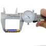  Metrik Ölçme Aleti Kadran Kumpası 0-150mm/0.02mm Darbeye Dayanıklı Paslanmaz Çelik Hassas Verniye Kumpası