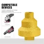 Brazed Pagoda Drill Bit M10 M14 Brazed Diamond Tower Drill Tile Stone Rock Plate Drill Reaming Integrated Bit Diamond Tools