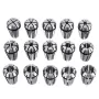 Machifit 15 pezzi ER11 da 1 mm a 7 mm set di pinze a molla per utensili da tornio e fresatura CNC