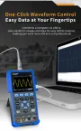 OWON HDS241/HDS271 ハンドヘルドオシロスコープ 40MHz/70MHz 250MSa/s 3-in-1 マルチメーターと波形発生器付き LCDスクリーン ポータブルテストツール