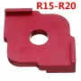 Drillpro Wood Panel R5-R40 Quick-Jig Router Table Bits Jig Corner Template Woodworking Tool