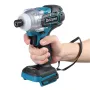 Drillpro 18V 520N.m Cordless Brushless Power Impact Drivers Electric Screwdriver Drill Stepless Speed Change Switch Adapted To 18V Battery