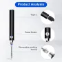 Mini USB Wireless Portable Soldering Iron Kit Rechargeable 8W USB-C Adjustable Temperature 300-450°C Complete Set for DIY and Repairs