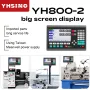 YHSINO YH800-2 デジタルディスプレイ定規 YE 光学式リニアスケール IP54保護 高精度 フライス盤、旋盤など多用途に使用可能 輸入部品 大画面ディスプレイ 信頼性の高いMeanwell電源