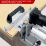 Aluminum Alloy Mortising Jig 2 in 1 Slotting Bracket Punch Locator Milling Cutter Positioning Frame for Trimming Machine