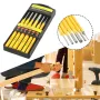 6PCS Roll Pin Punch Set Fast Pin Removal Drive Pins In or Out 1/8 3/16 1/4 5/16 5/32 1/16 Inch for Hunting Woodworking Pistol