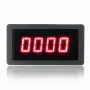 1Set Measuring Gauge 4 Digital Red LED Tachometer RPM Speed Meter 10-9999RPM Hall Proximity Switch Sensor NPN