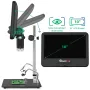 AD210 10\ Digital Microscope 5X-260X Magnification Adjustable LCD for PCB/SMD 1080P Soldering Microscopio