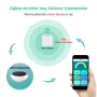 Tester di qualità dell'acqua per piscina Tuya Zigbe WiFi 7 in 1 Monitoraggio pH Cloro Salinità Ricarica solare USB Controllo tramite app