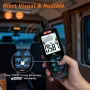 RD700 Carbon Monoxide Detector High Accuracy 0-1000 PPM Sensor Portable LCD Display Rechargeable Battery CO Gas Alarm Monitor for Home and Industrial Safety