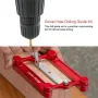 Imperial Metric Self-centering Doweling Jig Drill Guide Hole Punch Locator Precision Woodworking Tool