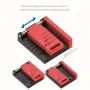 Round Rod Center Finder Horizontal Drill Presser Adjustable Screw High Accuracy for Woodworking Metalworking DIY