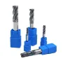 HRC50 4-Flute Flat End Mill Tungsten Carbide Router Bit CNC Milling Cutters High Precision Metal Machining Tools