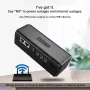 Mini fonte de alimentação ininterrupta DC UPS 5V 9V 12V saída para roteadores e câmeras, bateria de reserva de 18W, 10400mAh, plugue UE/EUA