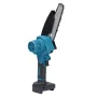 BRAVOBRO 6 Inch Electric Chain Saw 3500W Cordless One-Hand Saws Woodworking Tool Wood Cutter For MakitaBattery