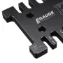 2 In 1 Mortise and Tenon Router Template Jig Miter Gauge Fence Box Jig Gauge Table Saw Step Height Depth Gauge