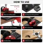 ENJOYWOOD Concealed Hinge Jig with Quick Clip and Dust Vacuum Adapter Concealed Door Hinge Jig 35mm Cabinet Hinge Jig Hinge Hole Drilling Jig for Woodworking Door Cabinet Hinges Mounting Tool