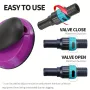 Hand Sander Adjustable Air Intake Dust Extraction System Ergonomic Handle for Smooth Grinding and Polishing Includes 10 Sanding Pads Ideal for Woodworking and DIY Projects.surface Sander Tool