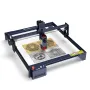 [US DIRECT] ATOMSTACK A5 M50 APP Control Dual-Laser Laser Engraving Cutting Machine Laser Engraver Cutter 5.5W Output Power Fixed-Focus 304 Mirror Stainless Steel Engraving DIY Laser Marking for Metal Wood Leather Vinyl