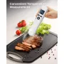 EU US Direct ERICKHILL ROOKPRO 2in1 赤外線温度計ガン 肉用プローブ付き 高速で正確な読み取り 非接触センサー 広い温度範囲 折りたたみ式プローブ