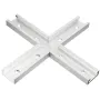 100mm 200mm T-Track Intersection Kit with Predrilled Mounting Holes for Universal T-Track for Woodworking Jigs and Fixtures