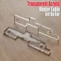 10pcs Woodworking Milling Cutter Gauge Set Transparent Acrylic Waterproof No Assembly Required for Table Saw & Router Setup