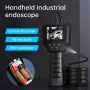 Inskam 8.0mm Industrial Endoscope with HD Camera 2hr Battery Life IP67 Waterproof 2.4-inch IPS Screen for Automotive Inspections No Photo or Video