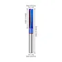 1/4inch/ 6.35mm 8mm Shank 2-Flute Tungsten Carbide Straight Router Bit with Nano Blue Coating for CNC Router MDF Woodworking
