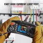 جهاز اختبار التثبيت متعدد الوظائف DT-6650 بشاشة LCD ملونة TFT مقاس 3.5 بوصة IP67 مقاومة العزل والجهد ومقاومة الأرض ومنفذ USB وبلوتوث