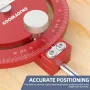 ENJOYWOOD Adjustable Multi-angle Precision Drill Press Protractor Square Guide for Drill Press Table
