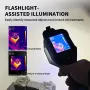 MUSTOOL Thermal Imager 256x192 Visible light High Resolution Infrared Camera Wide Temperature Range Industrial 550℃ Handheld Thermal Imaging Device Rechargeable Battery