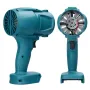 Turbo Fan 1000W Handheld Cordless Fan with Dual Motor Options High-Speed Blowing Power Compatible with 18V Battery for Car Cleaning and Industrial Use