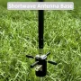 160m-6m 100W M10 Thread Antenna Base Outdoor Antenna Mount for Vehicle Shortwave Antenna