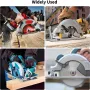 Circular Saw Guide Rail Aluminum Alloy Adjustable Base Compatible with 4 Inch Marble Cutter Precision Cutting Tool Woodworking Accessories Rust Resistant Light Weight