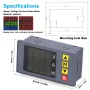 BM730 3in1 Voltage Current Power Meter 4-digit Digital Voltmeter Multifunctional Ammeter with Buzzer Supports Voltage and Current Display Fine Adjustment with Low Voltage Overvoltage and Overcurrent Sound Alarm Function