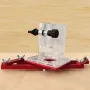 2 in 1 Invisible Fastener Slotting Bracket Woodworking Router Base Mortising Jig for Electric Wood Routers with 64-65mm Diameter