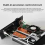 Docreate Digital Display Spot Welder Portable 18650 Nickel Precision Welding Band Full Set High-power Advanced Temperature Control 12V DC Power Supply High Power Balancing Circuit 5V 2100A