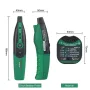MS5902 Automatic Circuit Breaker Finder Fuse Socket Tester 220V 110V LED Indicator Flashlight Circuit Diagnostic Tool Electrical Maintenance Helper