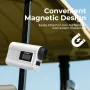 CIGMAN CT-1200 Golf Rangefinder 6X Zoom Magnification 1312 Yards Slope Compensation Color Display Flagpole Lock Rechargeable Waterproof Golf Accessories