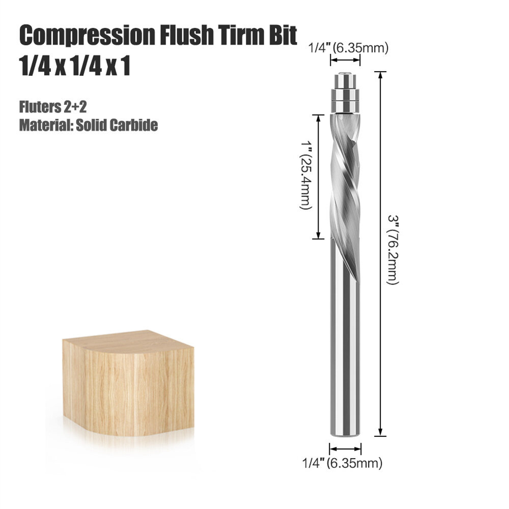 1/4 Inch Shank Compression