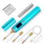 BS45 Portable Soldering Iron 16-20W Adjustable Voltage 320-450℃ USB Charging 2600mAh Battery Quick Heat Up High Temp Resistance
