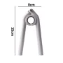 Adjustable Kitchen Bathroom Basin Wrench Tap Tool ABS Material Fits 21.5mm to 27mm Inner Rubber Coating for Plumbing Repair