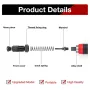 3/8\ Rivet Nut Drill Adapter Kit Professional Nut Gun Adapter with Rubber Coating