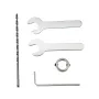 35mm Hinge Hole Drilling Guide Jig Cabinet Door Hinge Positioning and Punch Locator Woodworking Tool with Low Noise High-Speed Rotation Bearing