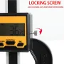 ETOPOO Dijital Derinlik Ölçer Alüminyum Alaşımlı 0-80MM Aralığı Çok İşlevli Alet Yüksek Hassasiyetli 0.01MM Çözünürlüklü LCD Ekranlı Ahşap İşleme Mutfak Aletleri ve Elektronik Cihazlar için