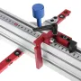 Suitable for Dewalt Miter Gauge System 450mm 0-90 Degree Angle with 600/800mm Aluminum Alloy Fence and Stop Sawing Assembly Ruler for Table Saw Router Table Miter Saw