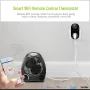 Smart WiFi Thermostat Temperature Controller Plug-in Electric Heater LCD Wireless High Frequency Temperature Controller