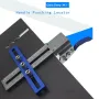 XK-1 Drill Guide Punching Locator Aluminum Alloy Adjustable Hole Jig 8-28mm Board Thickness 4.2mm Hole Diameter Woodworking Cabinet Installation Tool